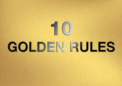 10 golden rules, jak na 99 % ochránit partnerský vztah či manželství: