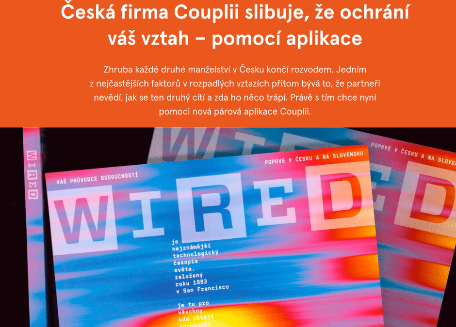 Couplii v prvním českém čísle WIRED